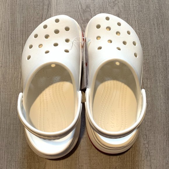 Crocs Crocband Full Force Clog White/ Red Men - Picture 2 of 8